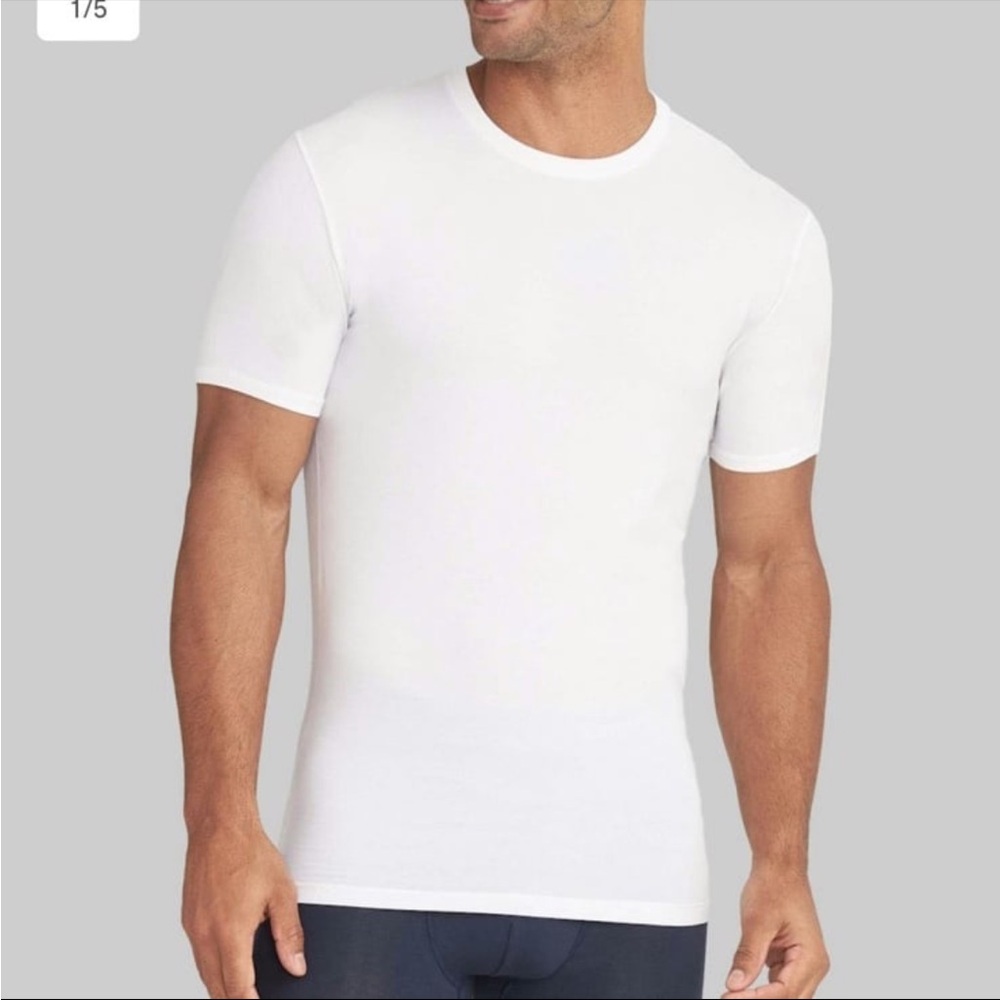 Tommy John Cool Cotton Crew Neck Stay-Tucked Undershirt